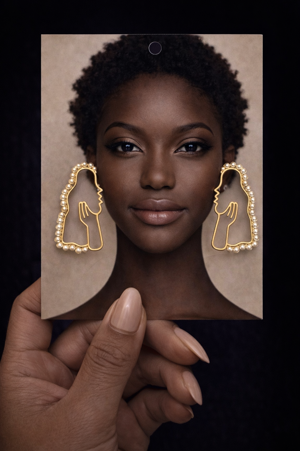 Boucles SILHOUETTE – Élégance Dorée