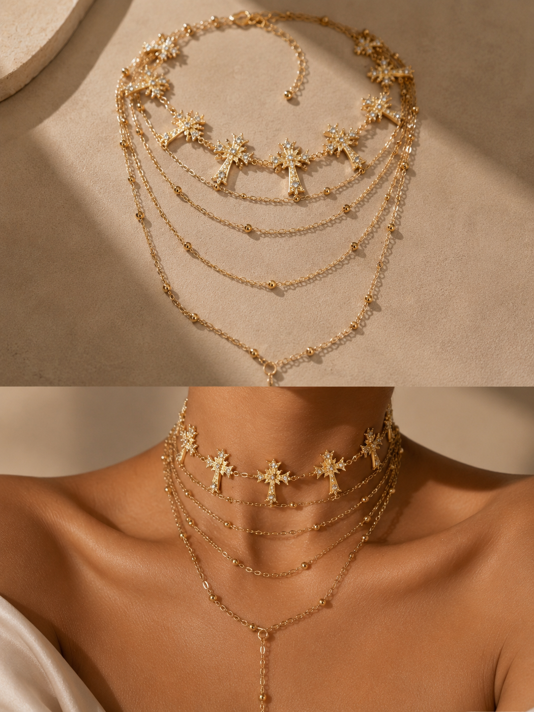 Collier Divine Croix