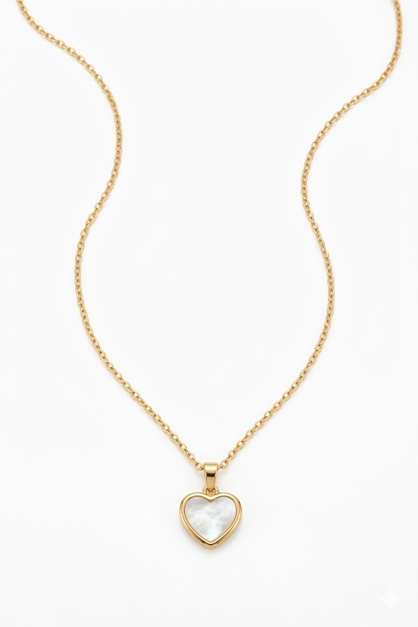 Collier Cœur Élégance – Acier Inoxydable